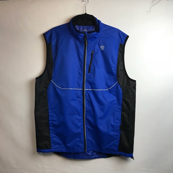 Gold's Gym Reflective Vest L / XL  Blue Black - Picture 3 of 7